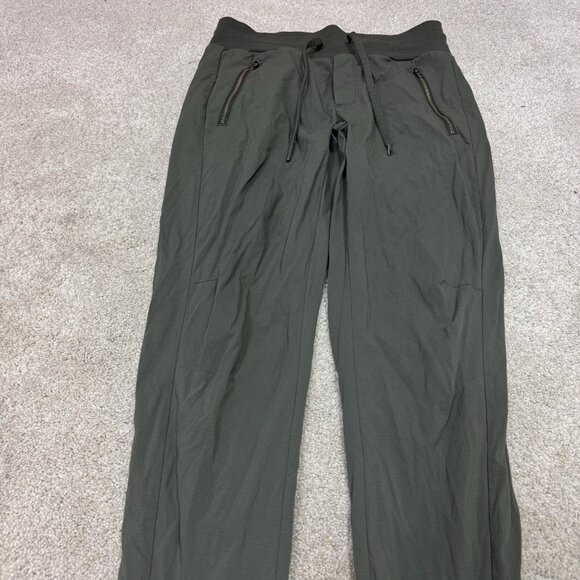 Athleta Trekkie North Jogger Women’s Green Elastic Waist Drawstring Pockets Sz 2 - Picture 6 of 11